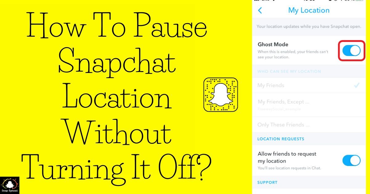 How To Pause Snapchat Location Without Turning It Off?